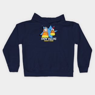 SNOW BALLING Kids Hoodie